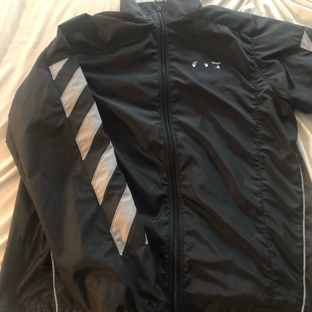 Off white diag sports jacket basically brand new 100% authentic